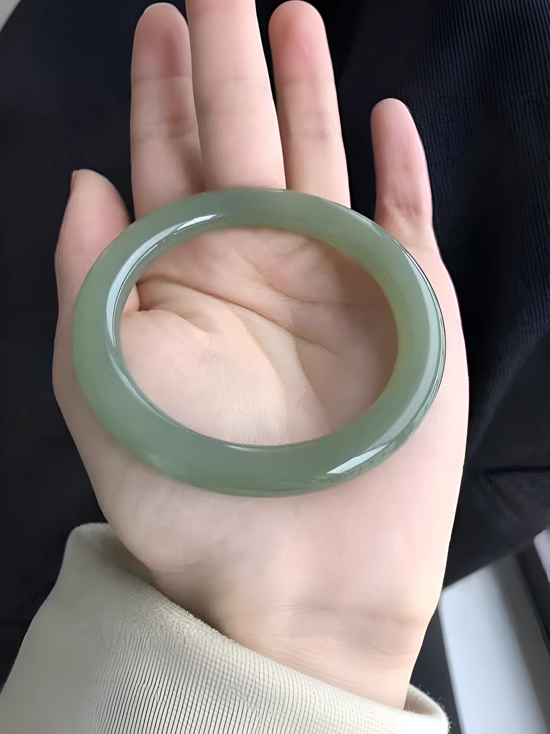 Толстый браслет, вода и горы, 58mm