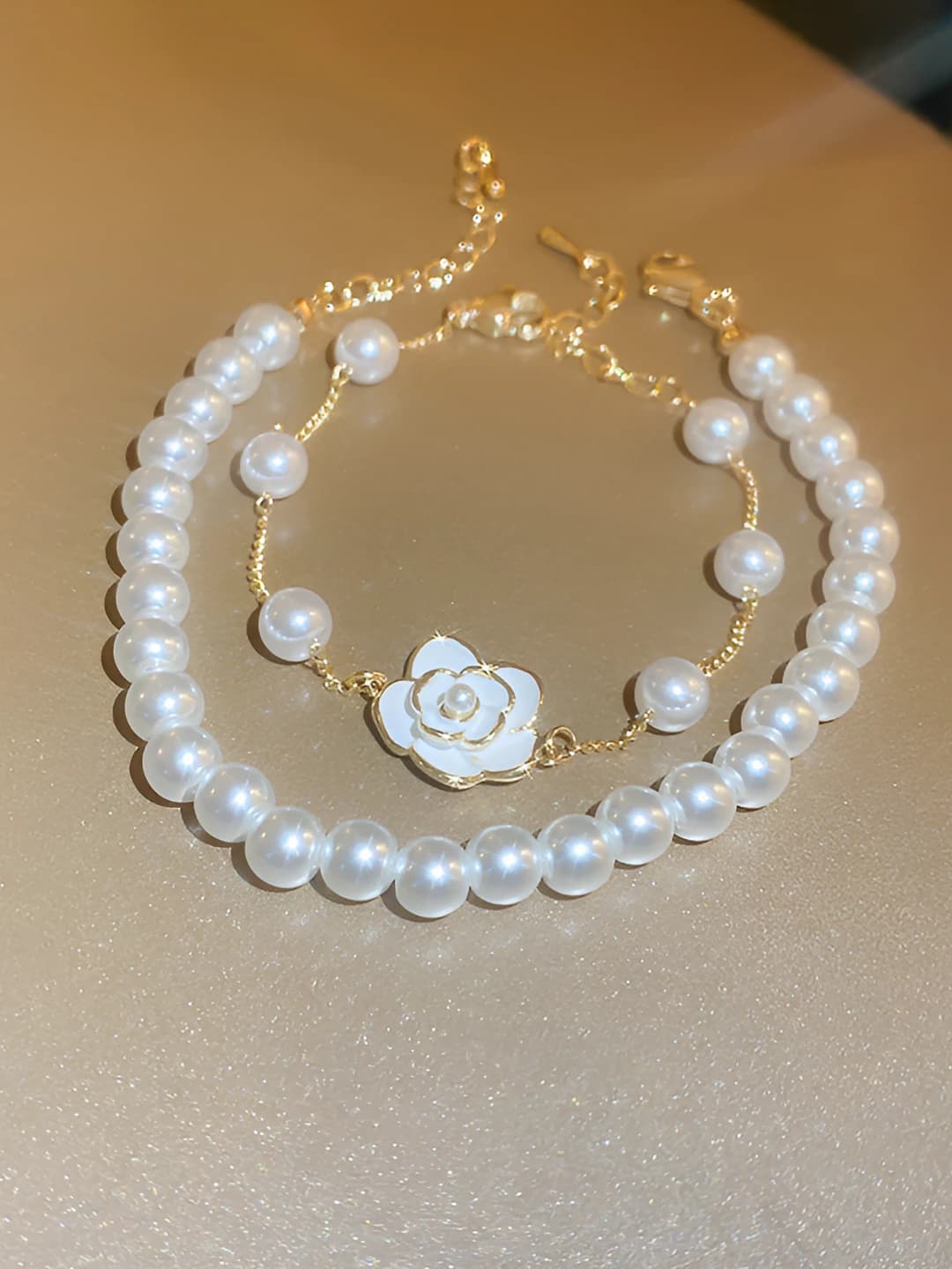 Bracelet - Gold (2 pcs, Real gold)