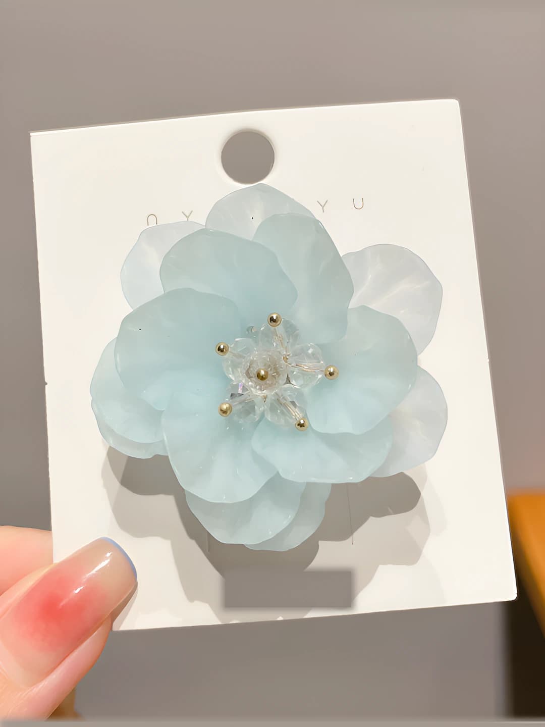 6# синий камелия (ок. 5cm)