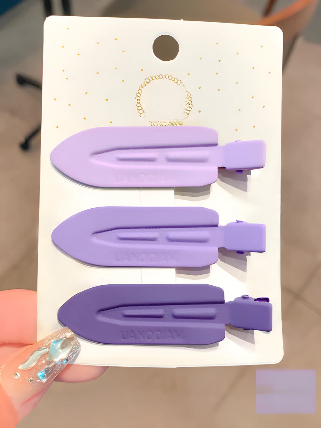 Purple - 3 pcs 7 cm