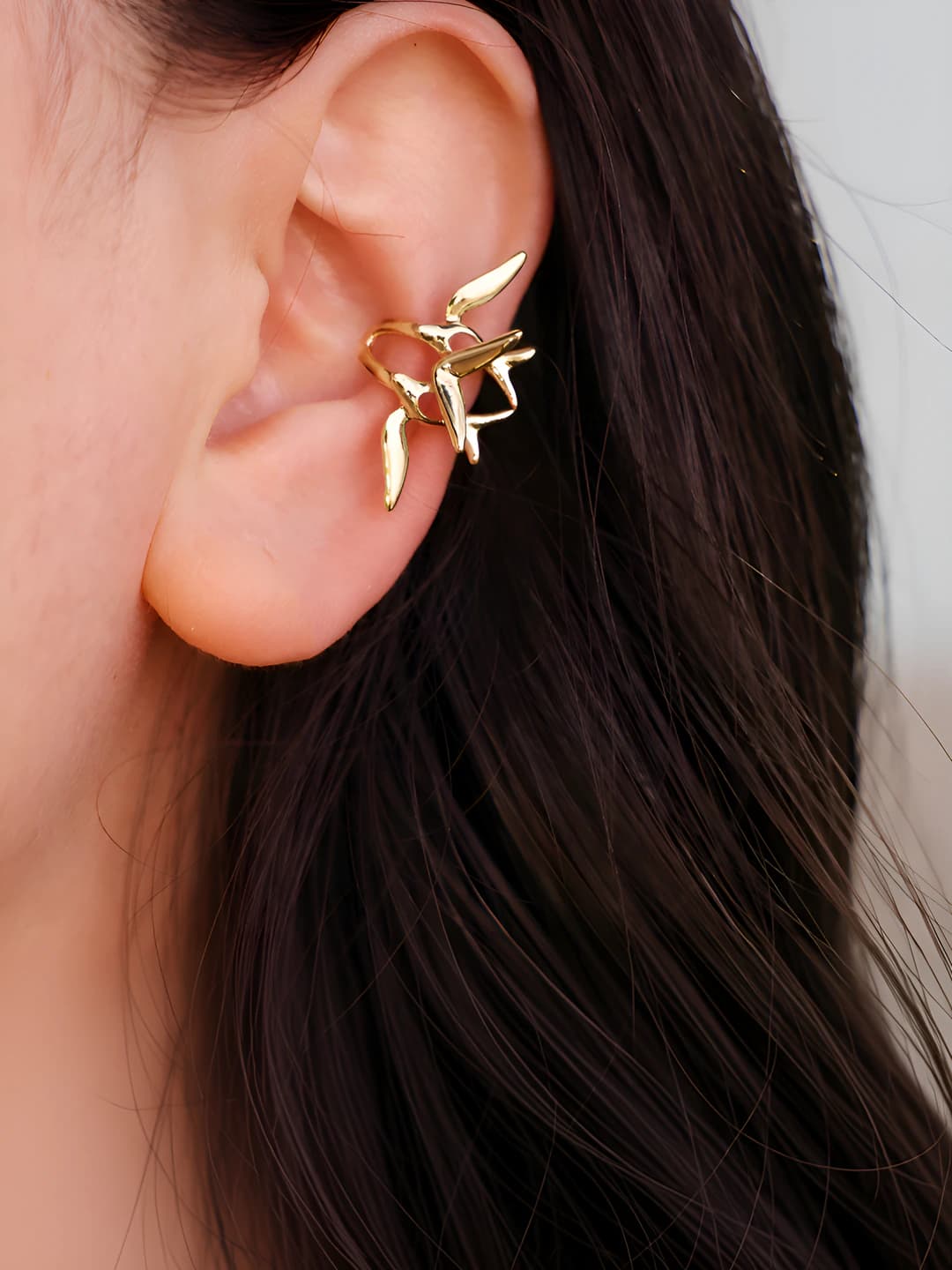 Swallowtail ear cuff, 1 pc