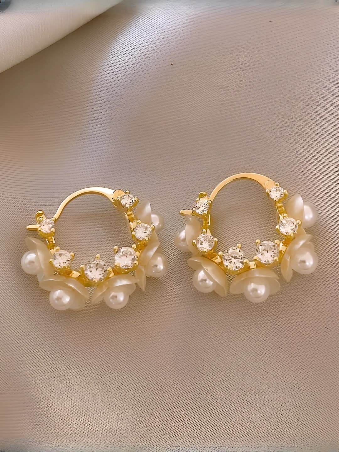 88207 Pearl flower clip