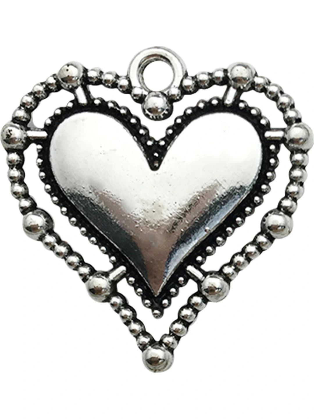 1 pc apricot heart 19x20mm-2.3g-15490