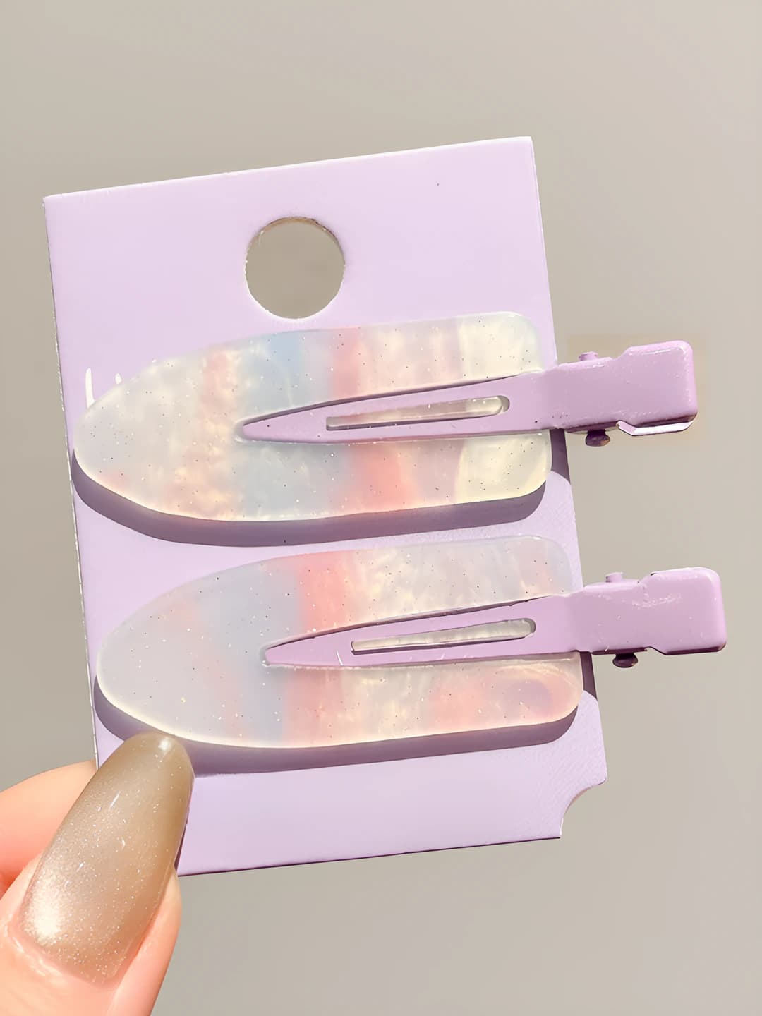 Purple 2 pcs-6.5 cm
