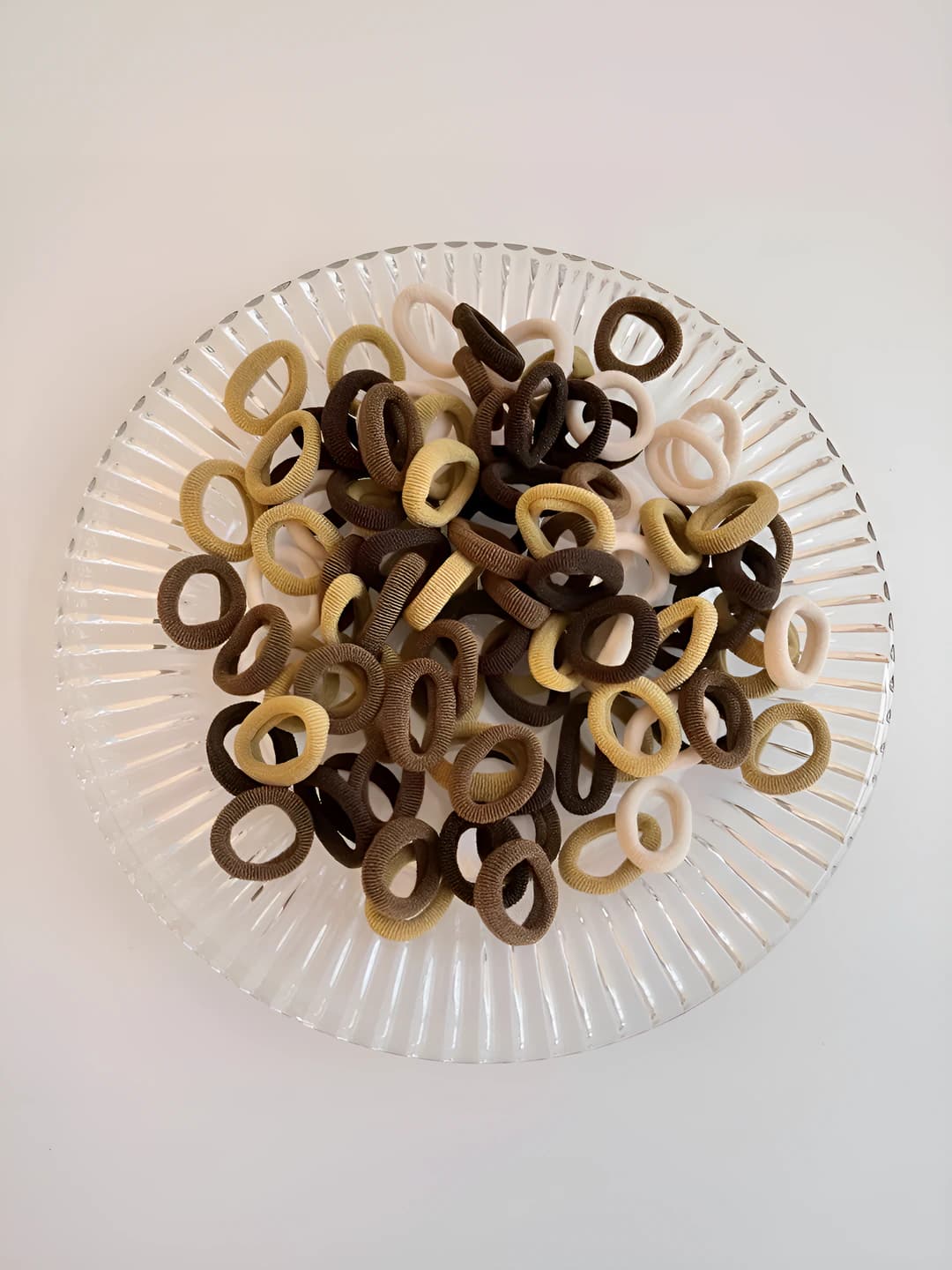 Coffee tones (100 pcs) - diam. 2 cm
