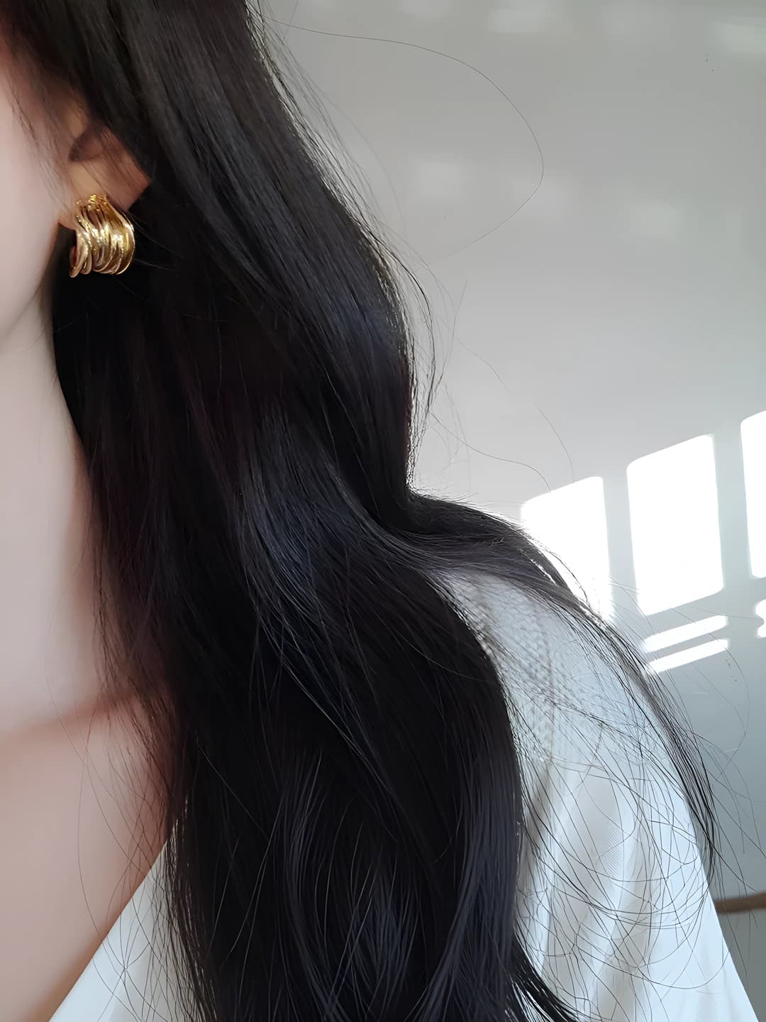 6 Silver pin - Gold