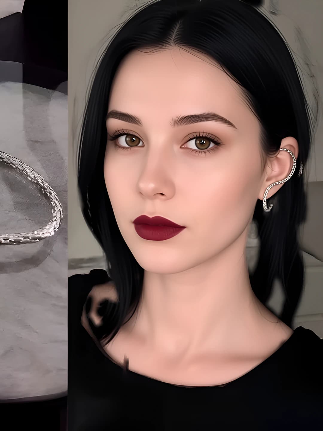 2# Серьга-змейка для правого уха