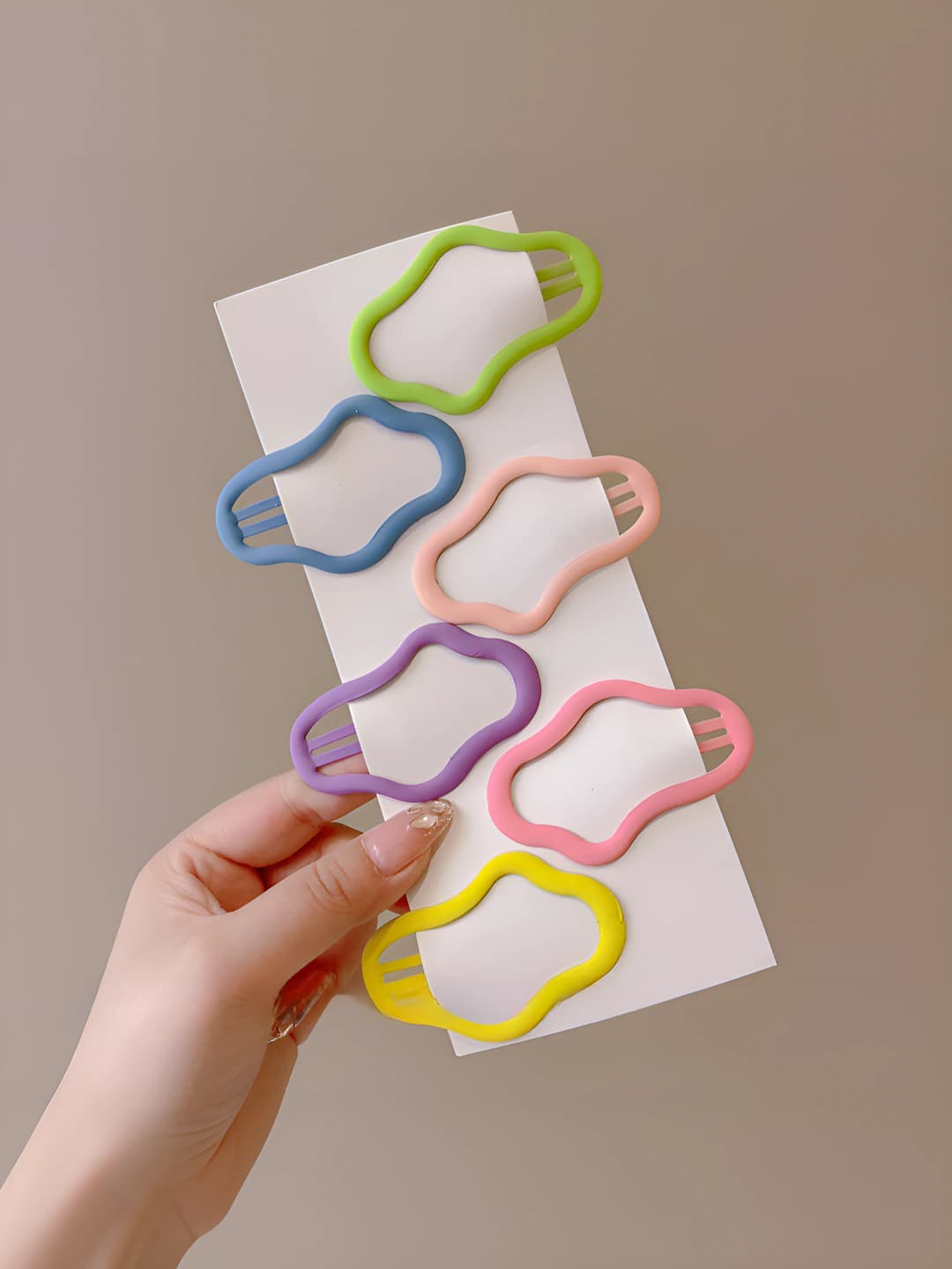 Candy color, matte, 6 pcs