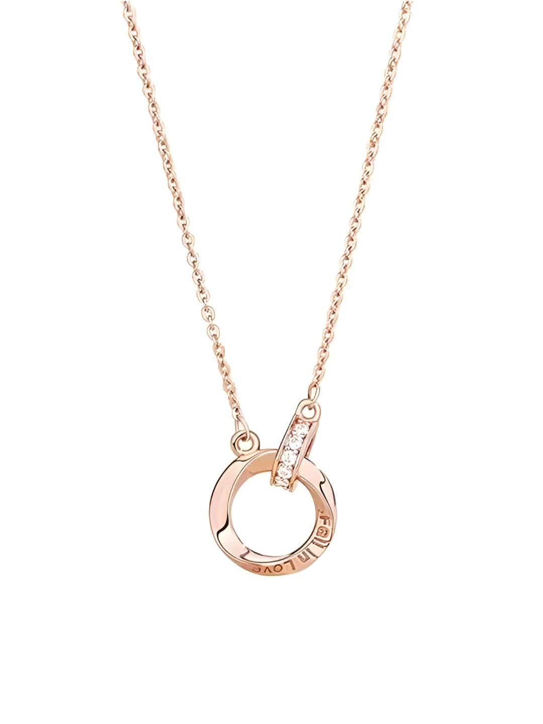 QLXL004 - Rose gold - Zircon-Moissanite