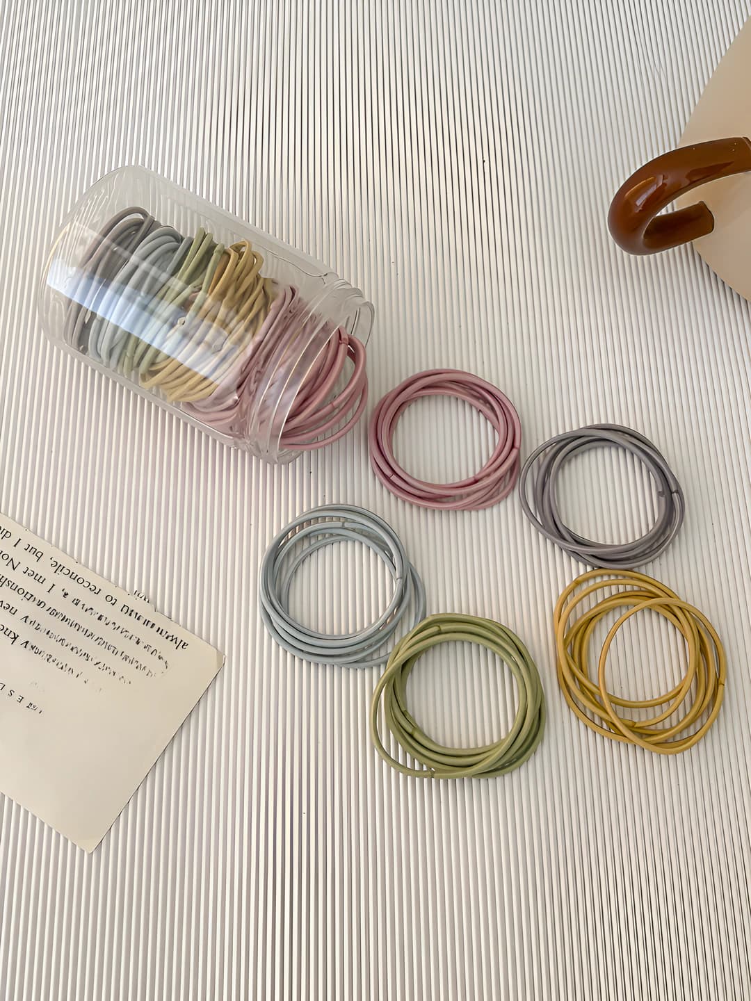Light colour hair cords-100 pcs
