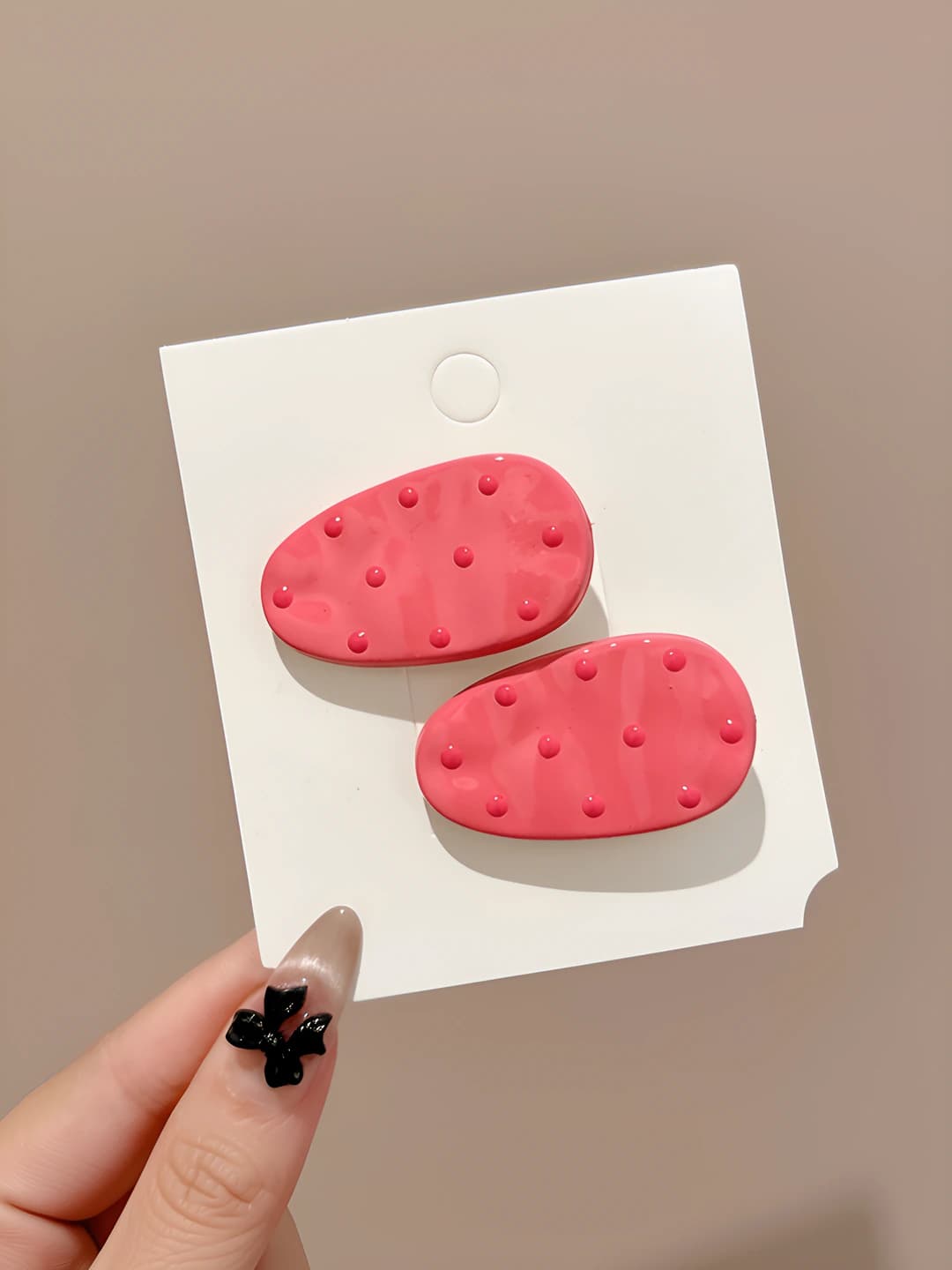 3# Rose red 2 pcs 4 cm