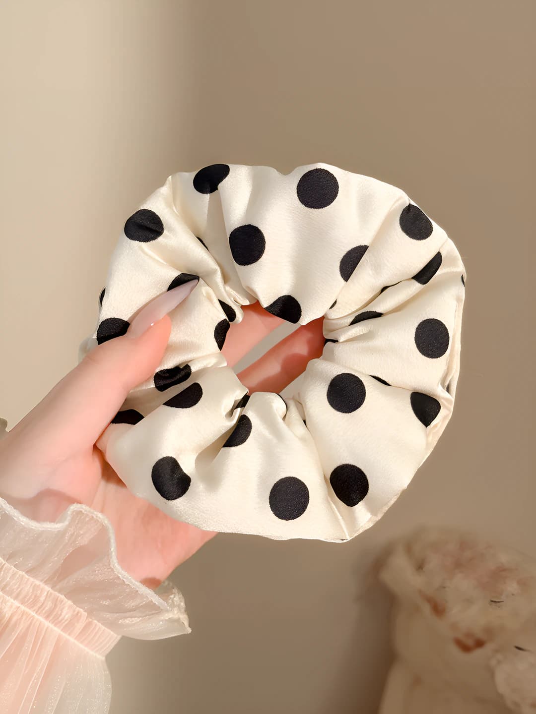 White polka dot