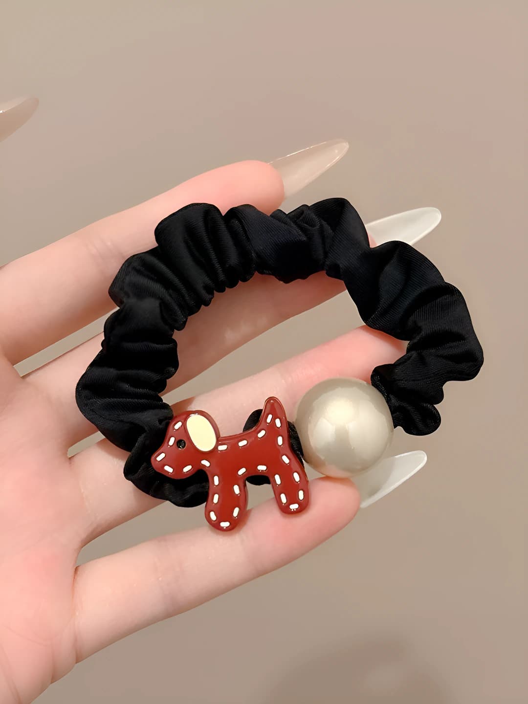 3# Wine red puppy ~8 cm