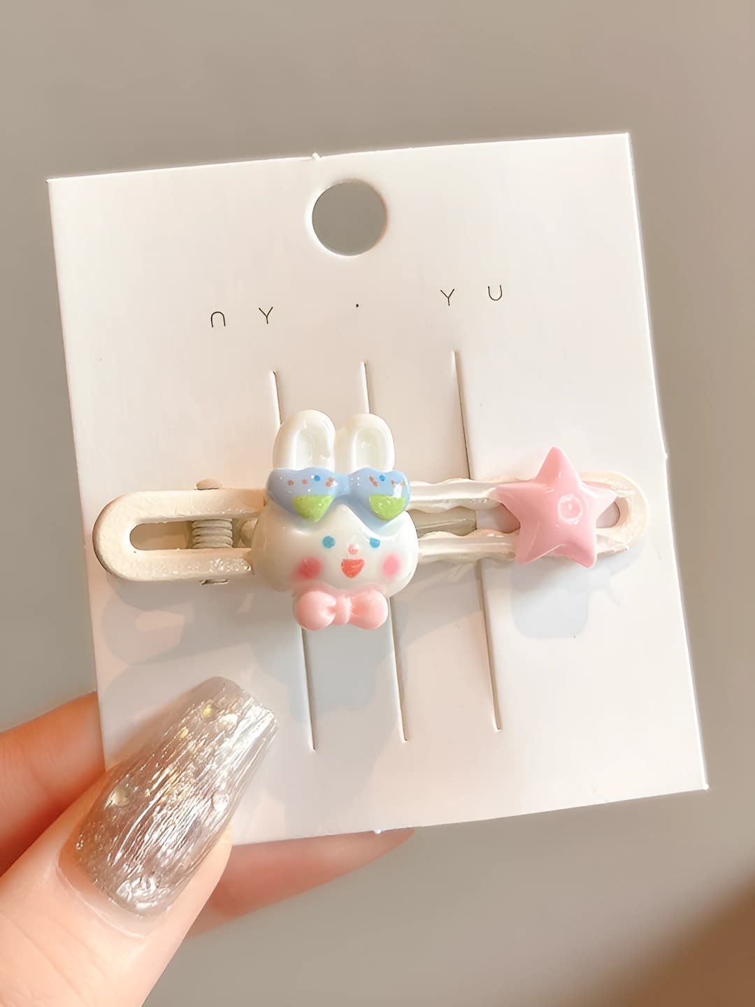 1# Glasses rabbit 6cm