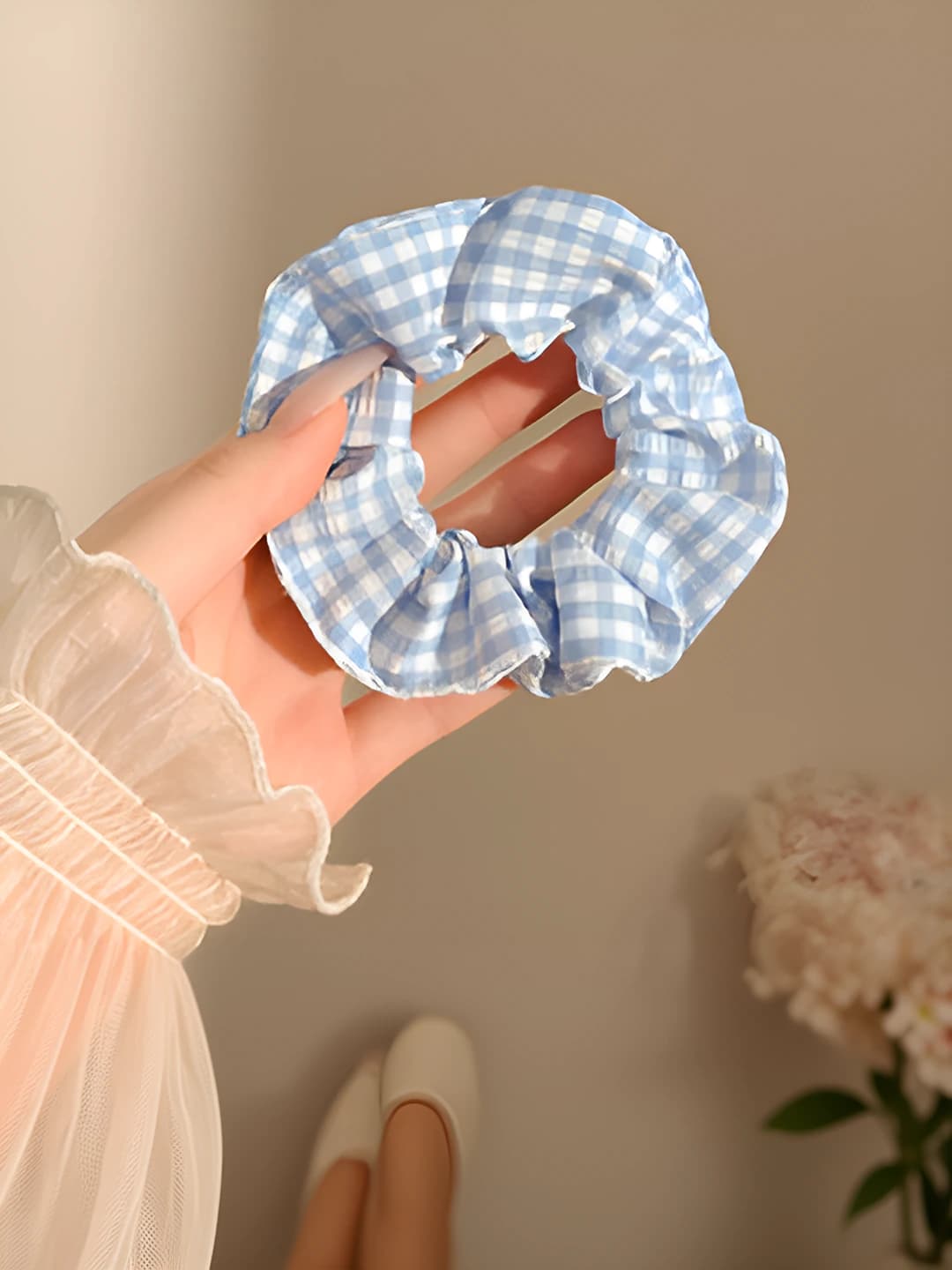 12# Blue - small plaid