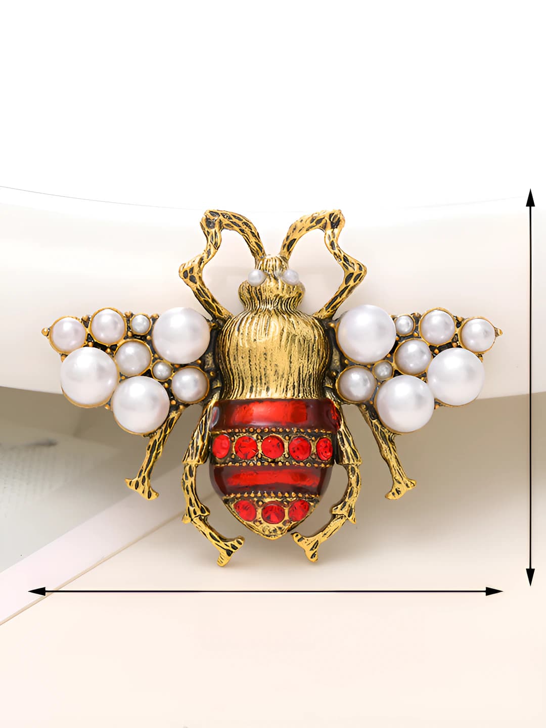 D1148 Пчела (Бордовый) Большой
