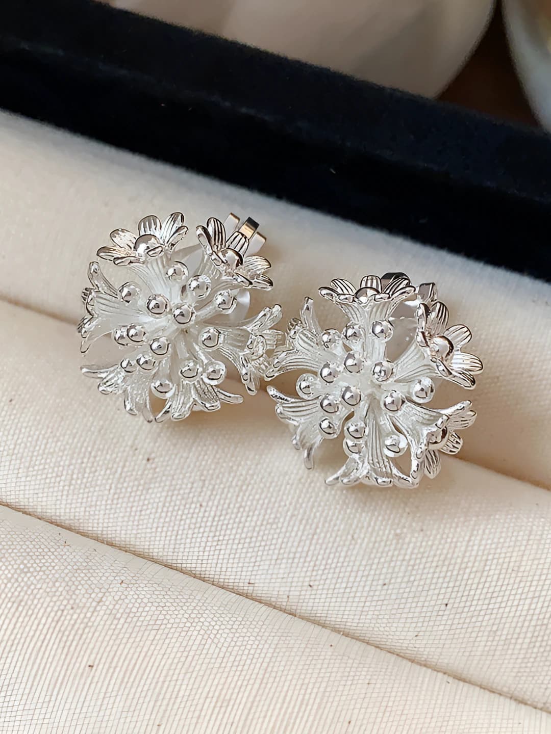 50 серьга - Серебряный