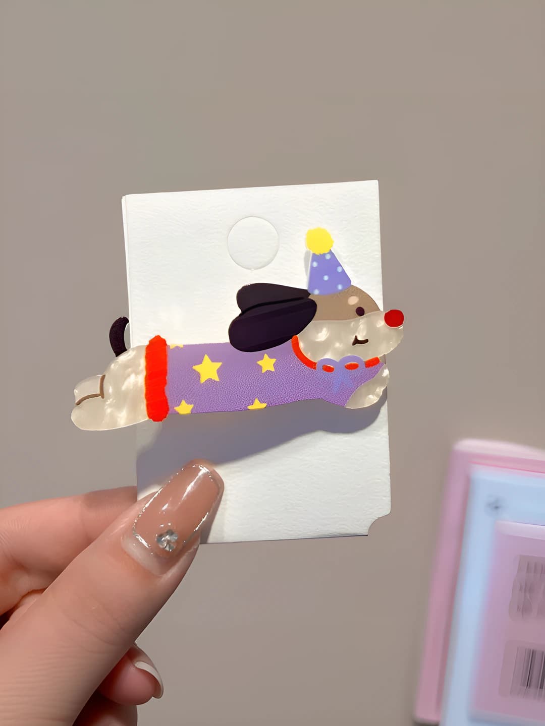 5# Pajama dog hair clip