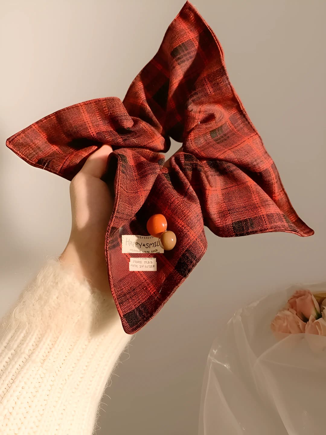 3# Red plaid