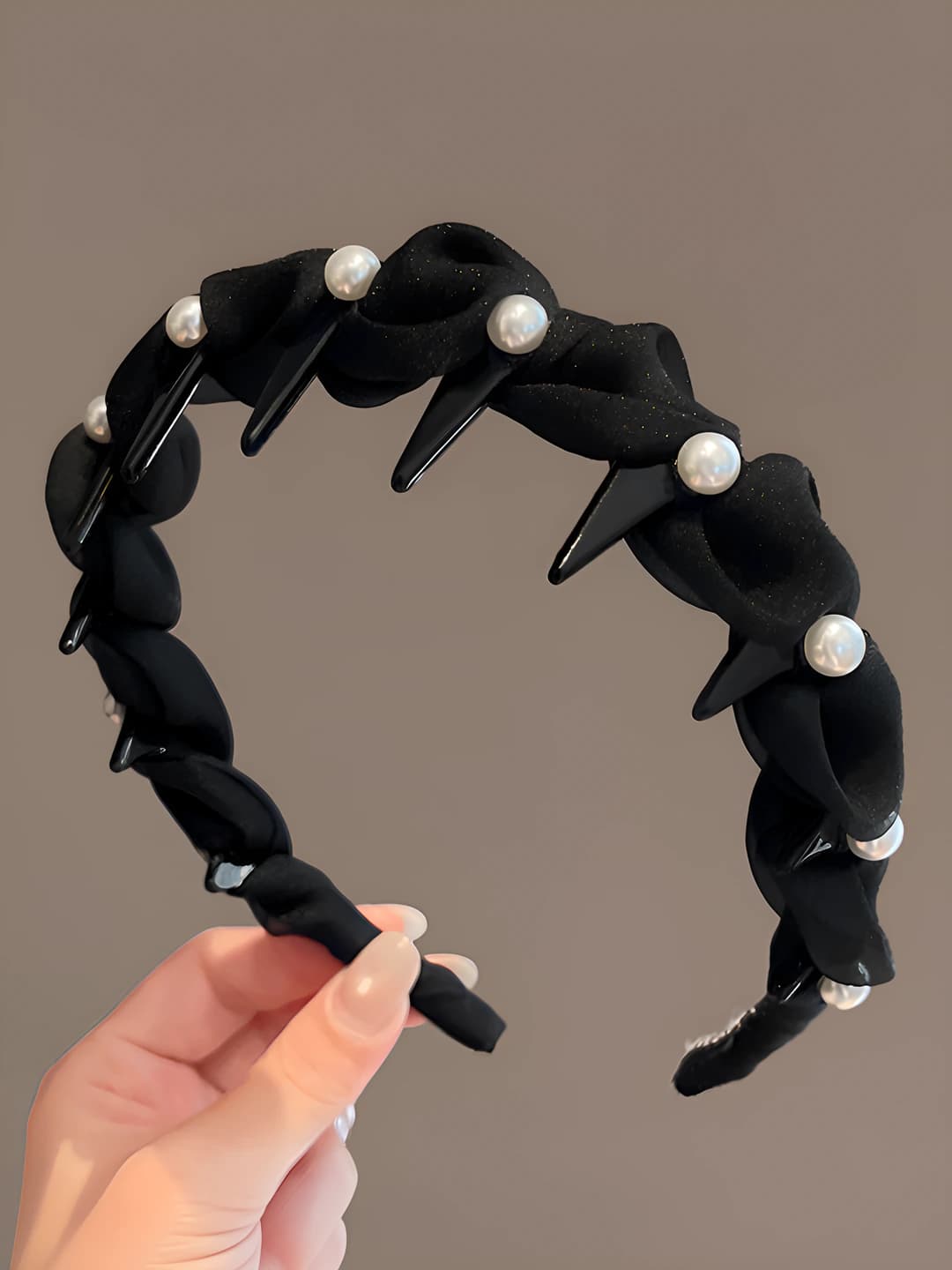 Black, pearl