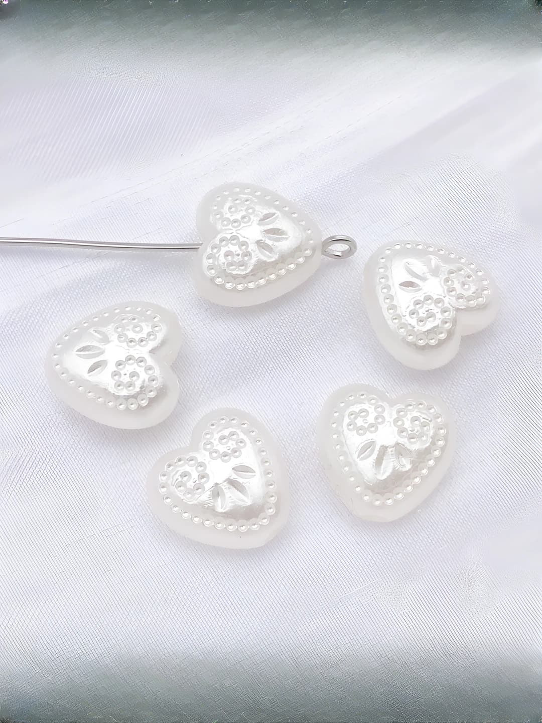 1 ta oqsimon ABS soxta marvarid, 11x11 mm, 0.4 g