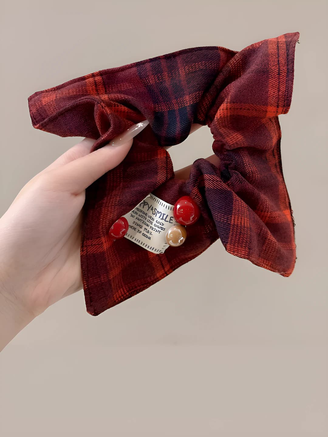 3# Red plaid