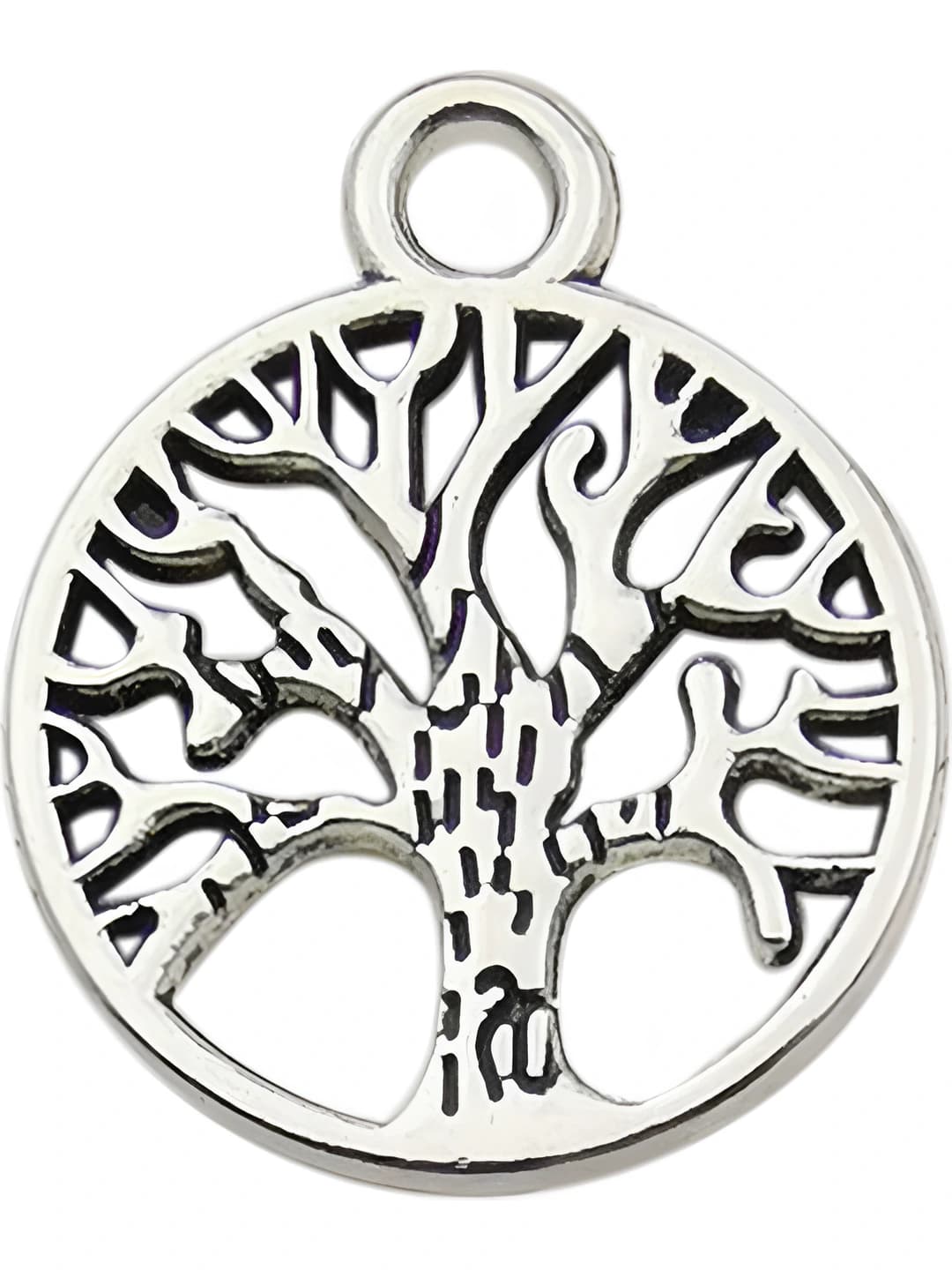 1 pc circular tree of life 15x19mm-0.8g-17328