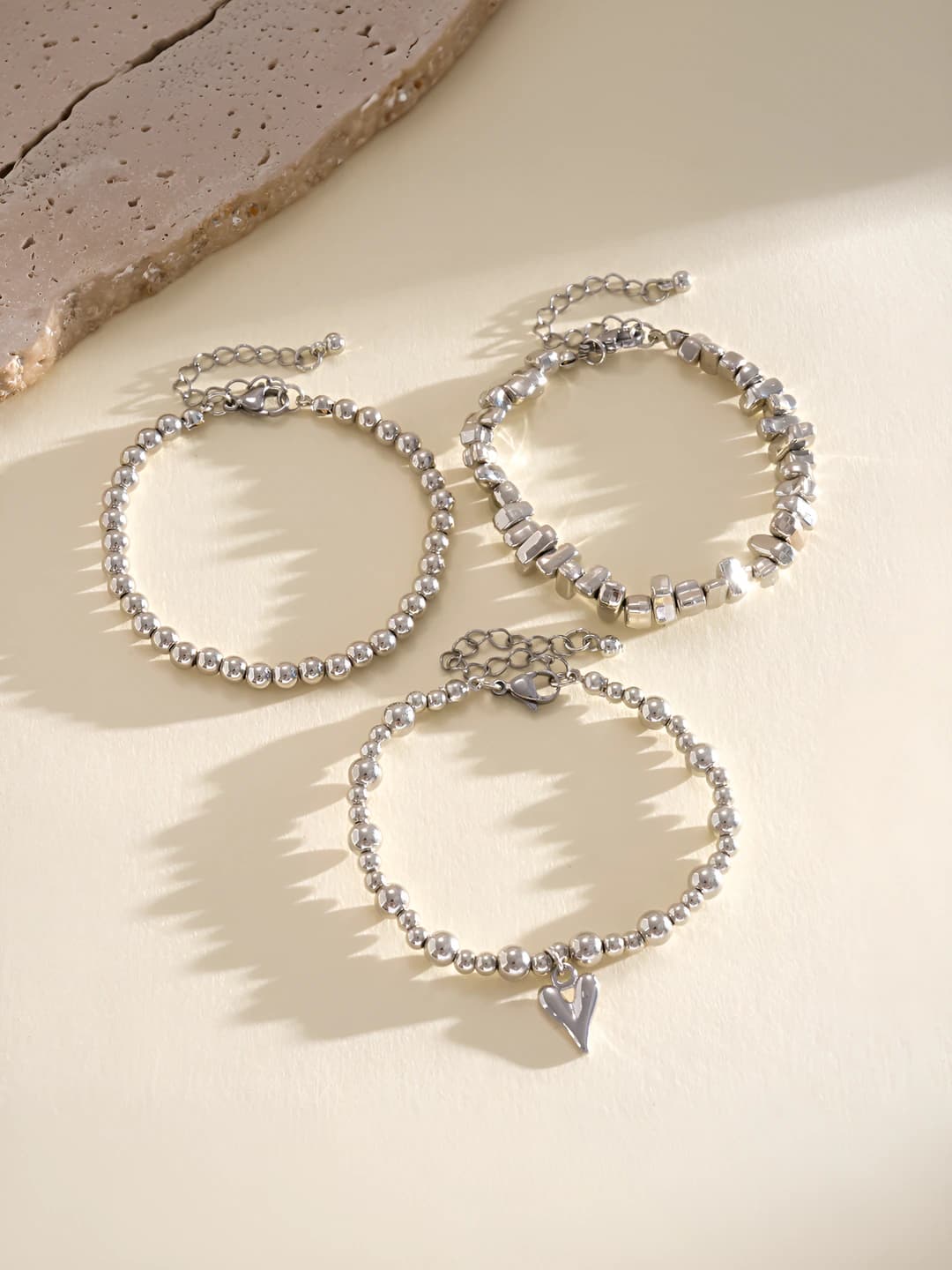 Bracelet - Silver (3-piece set)