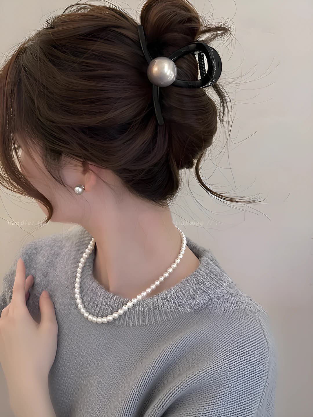 4# Glossy grey pearl