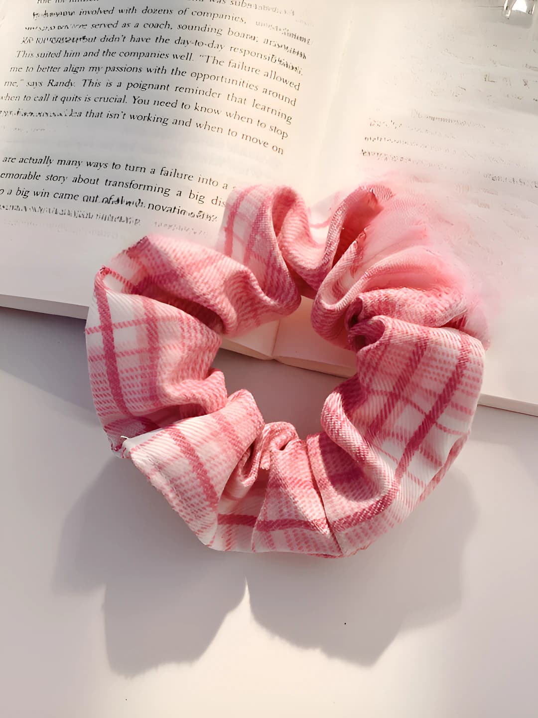 41# Sweet pink plaid 9 cm