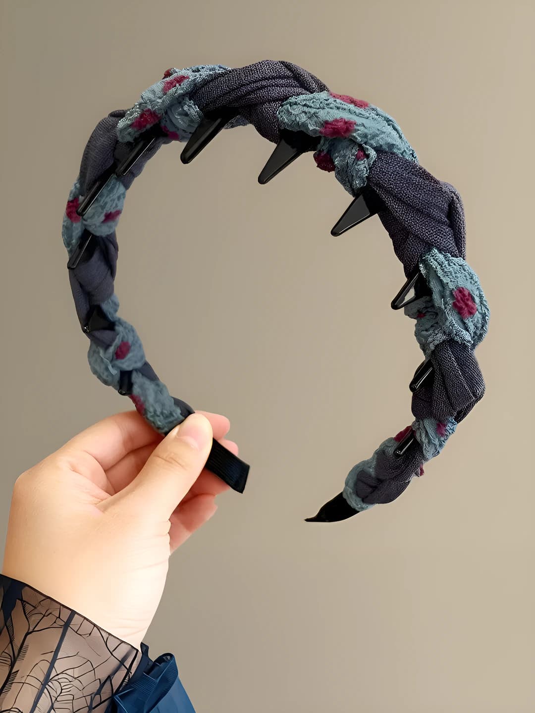 Braided headband (Blue)