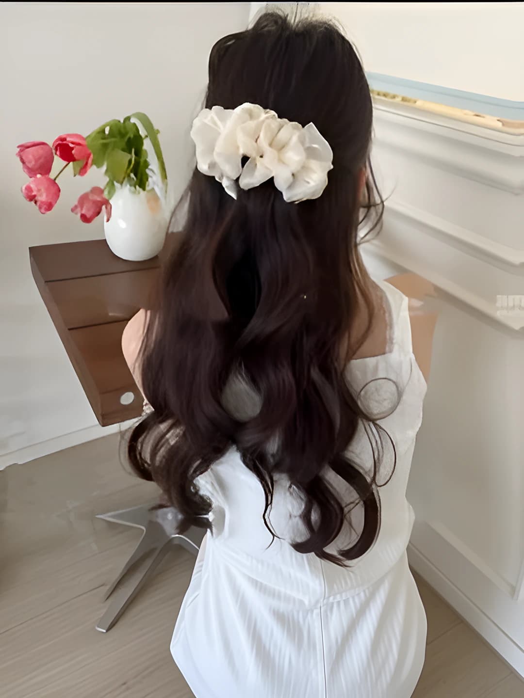 2# Beige, 10 cm, flower 13 cm