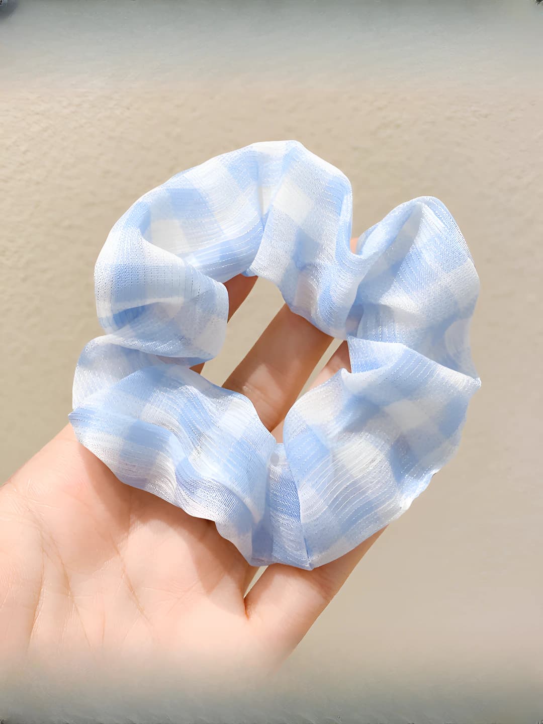 5# Light blue, plaid