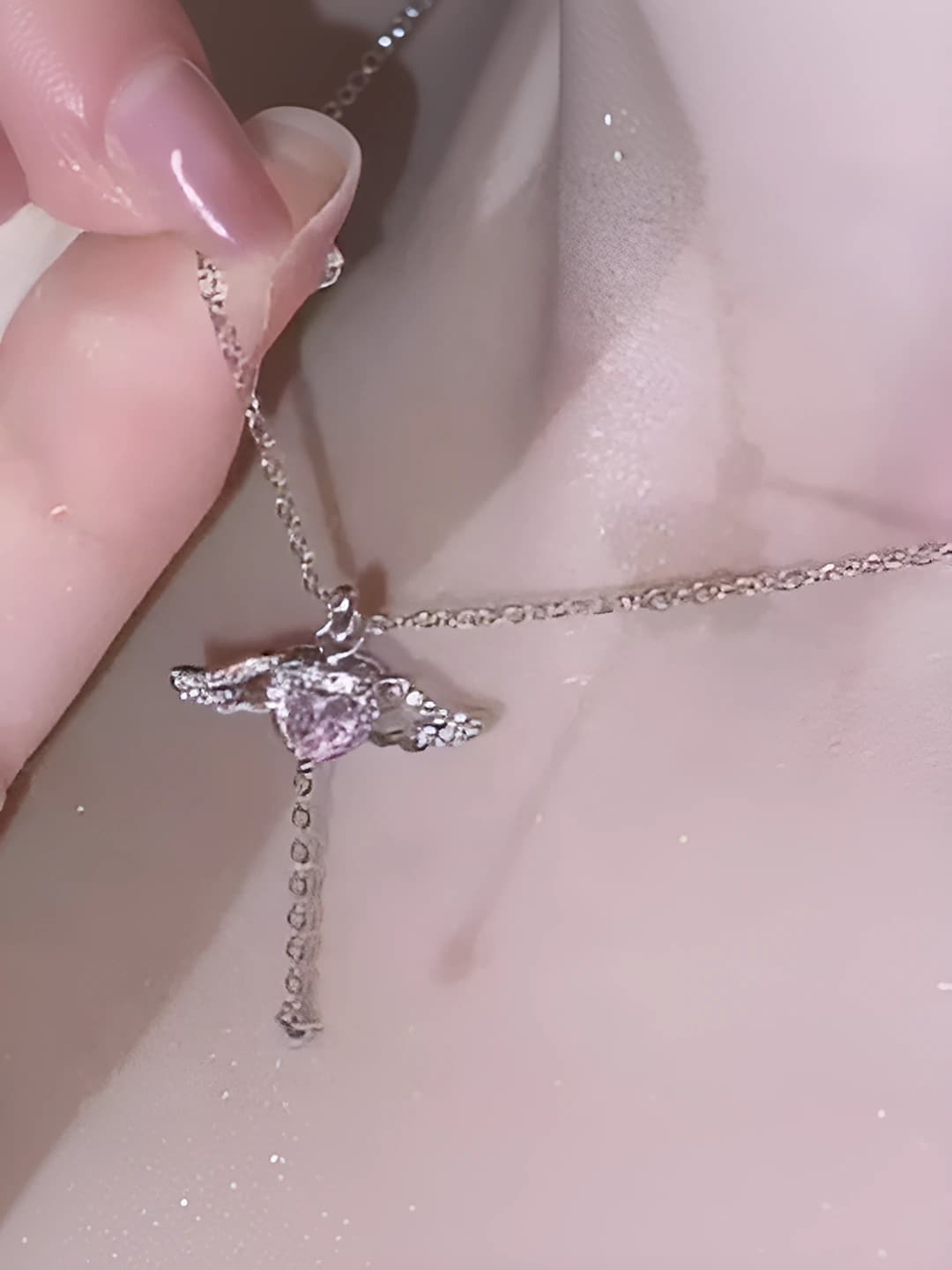 5# Cupid's heart necklace
