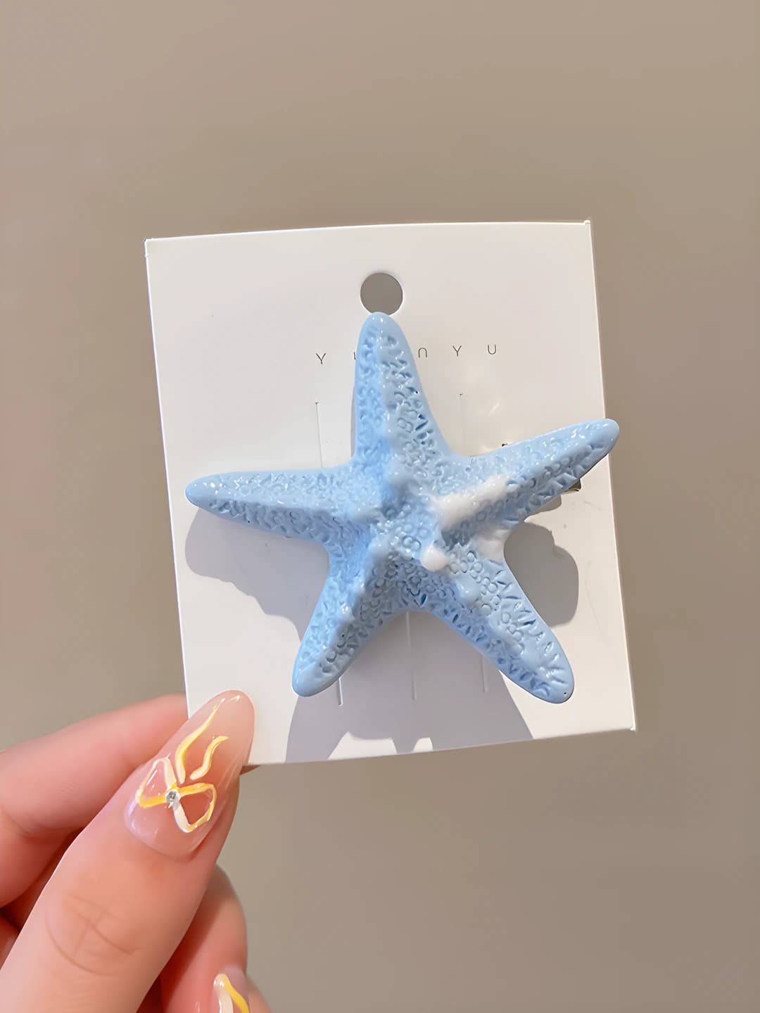 1# Starfish, blue, 5.5 cm