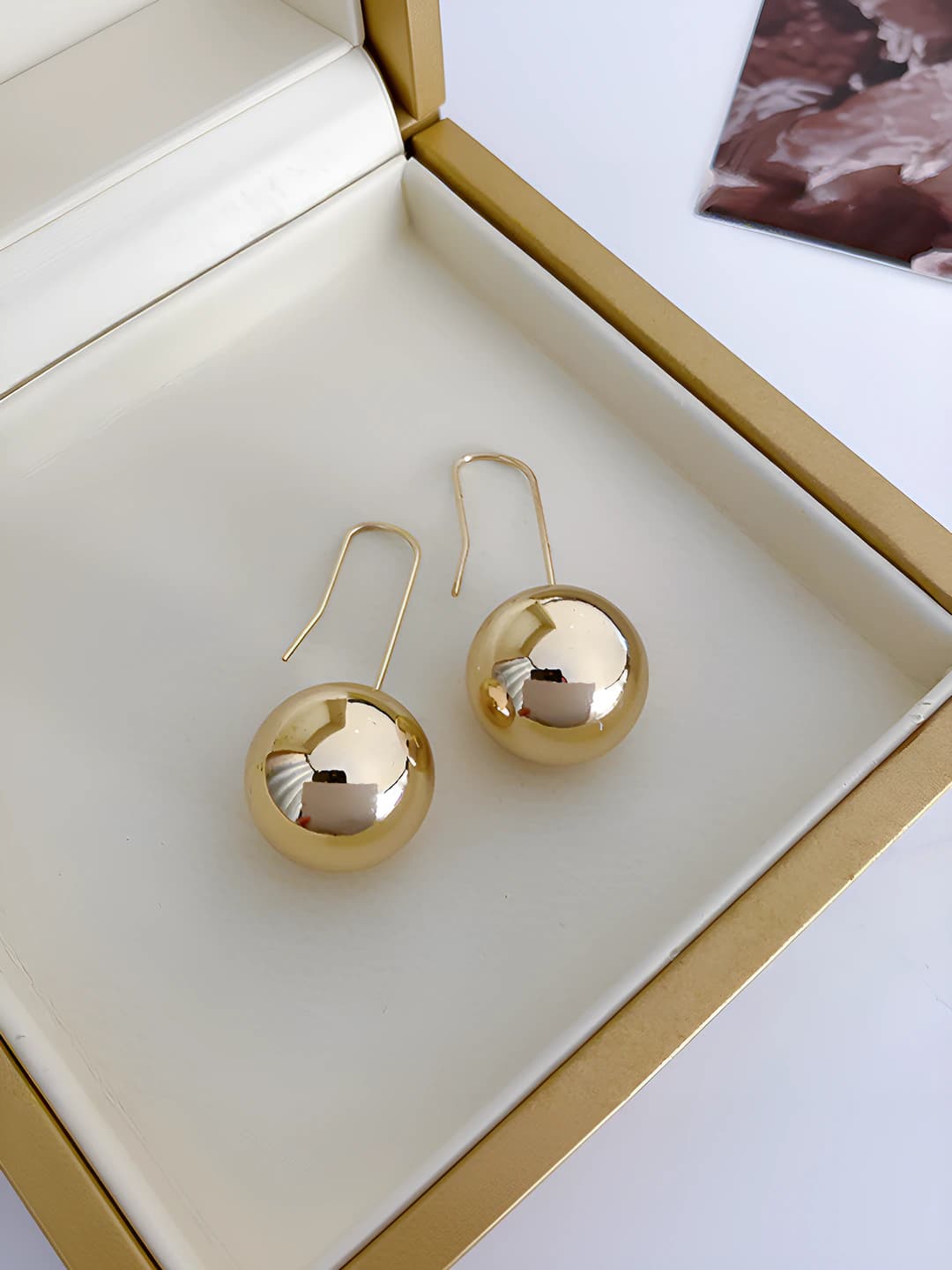 30# Серёжка-крючок - Золото