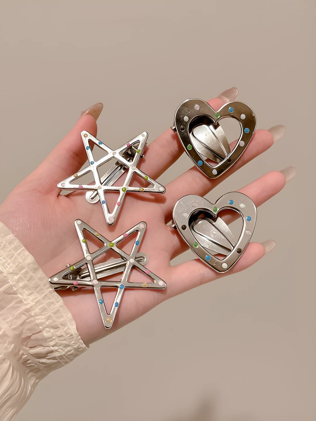 Metall, yurak, yulduz, 4 dona