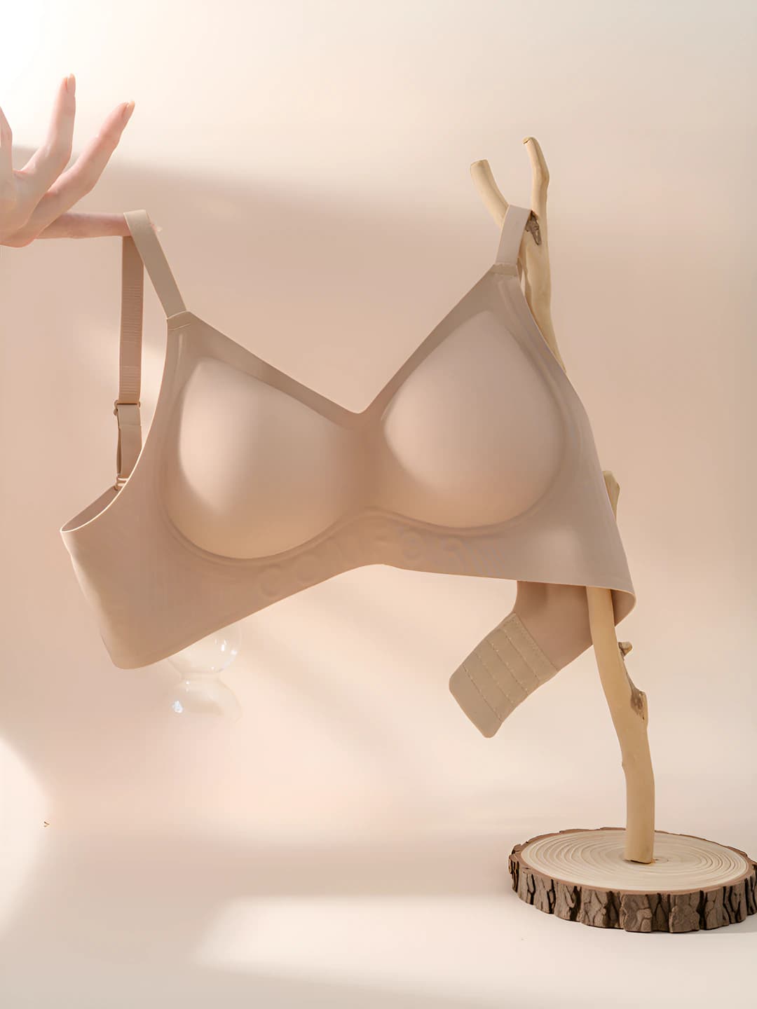 Seamless wireless bra for women: side fat control, anti-sagging, push-up for small bust, soft support, invisible