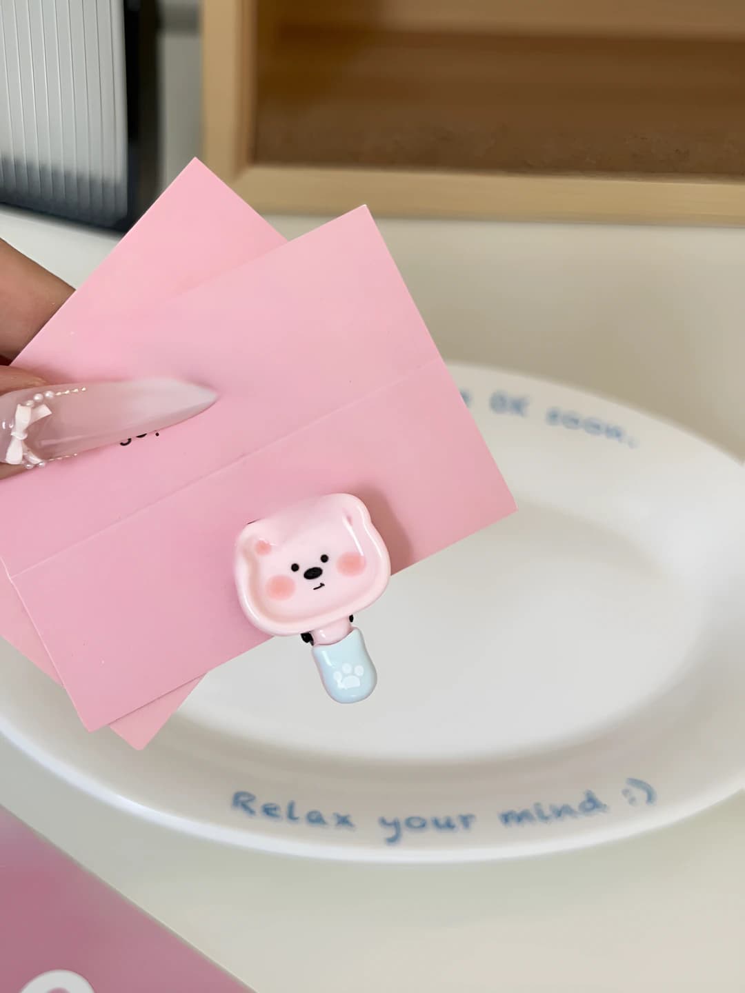 4# Pink bear ~3cm