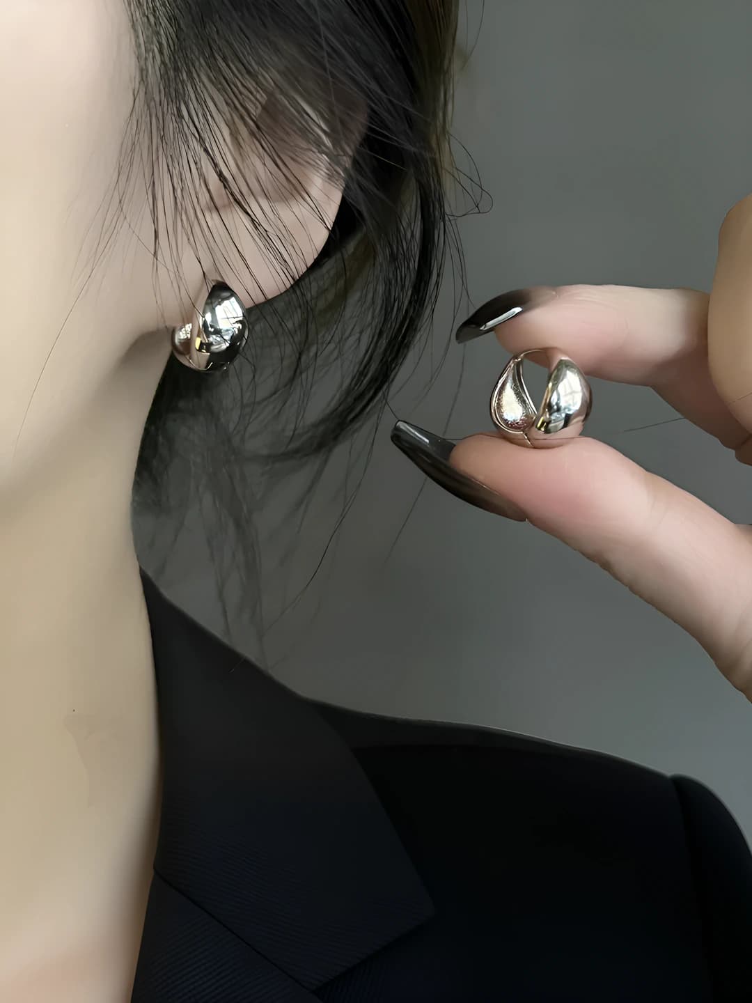 Kumush rang oddiy halqa 1.5CM