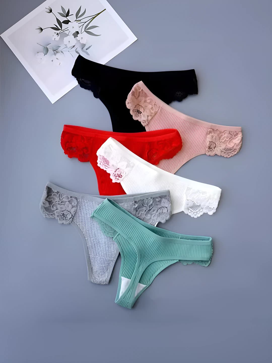 Women's pure cotton briefs, seamless, low waist, breathable, sports, all-season, solid colour