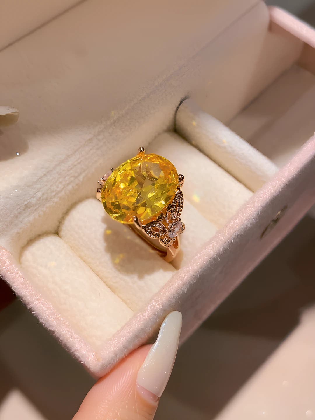 30# Ring - Rose gold - Yellow