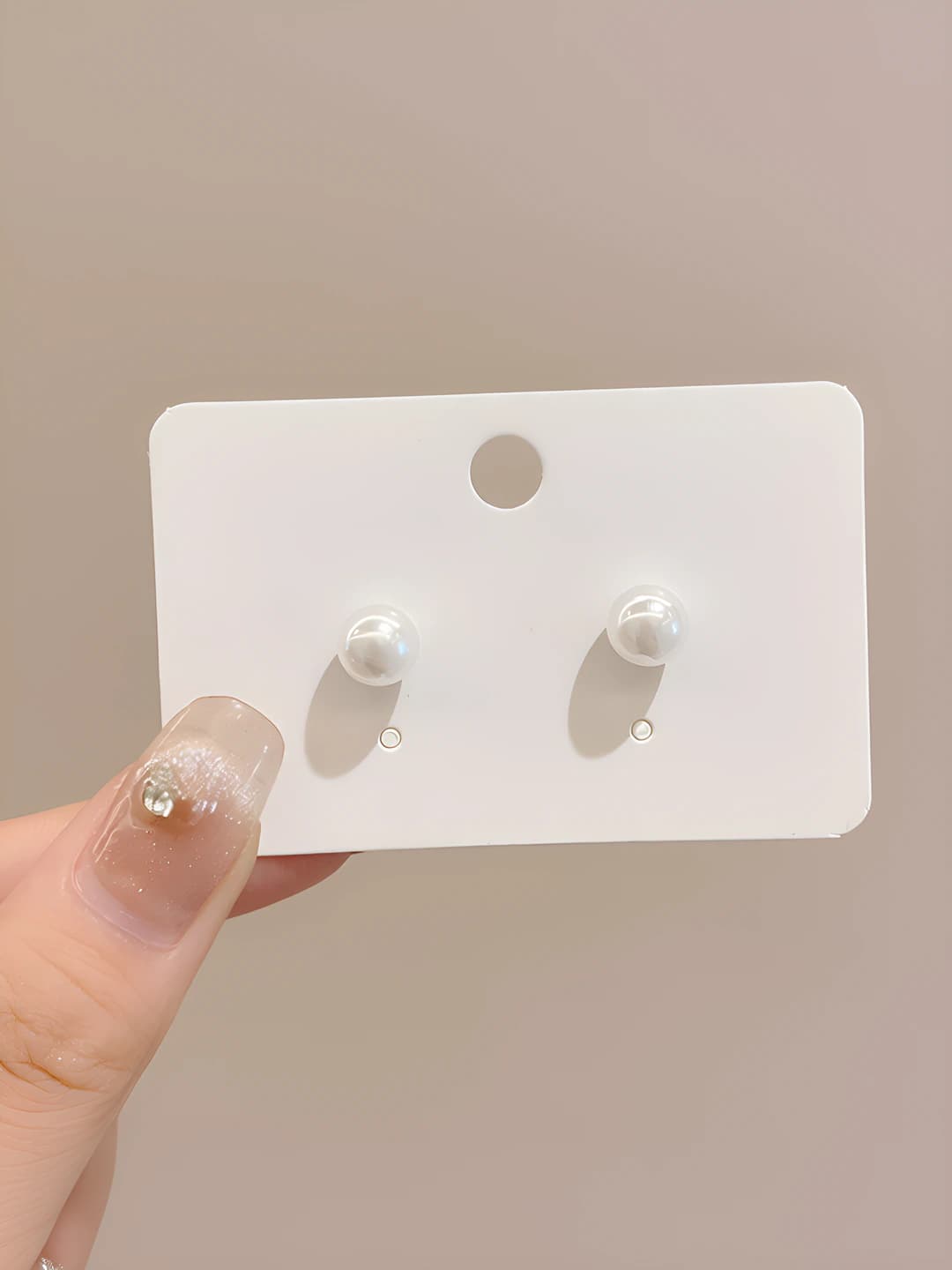 2# Pearl earrings - 8mm