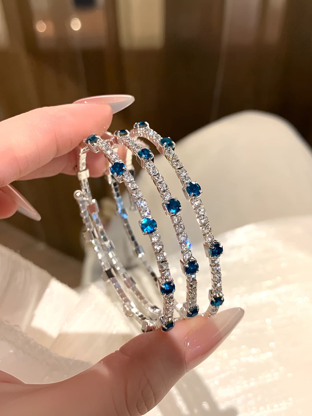 Bracelet - Silver - Blue