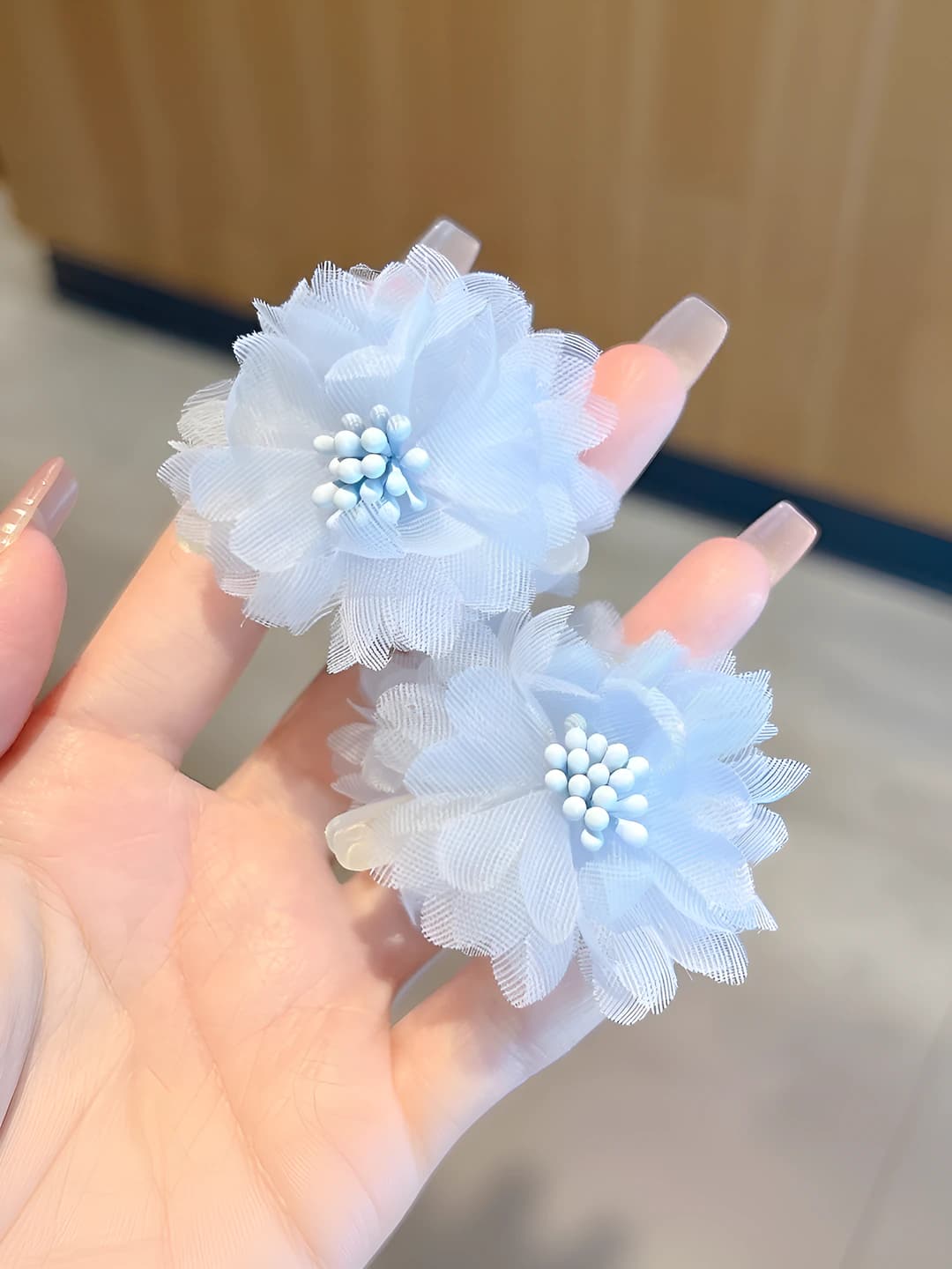 3# Ko'k juft qisqich (asos ~4.5 sm)