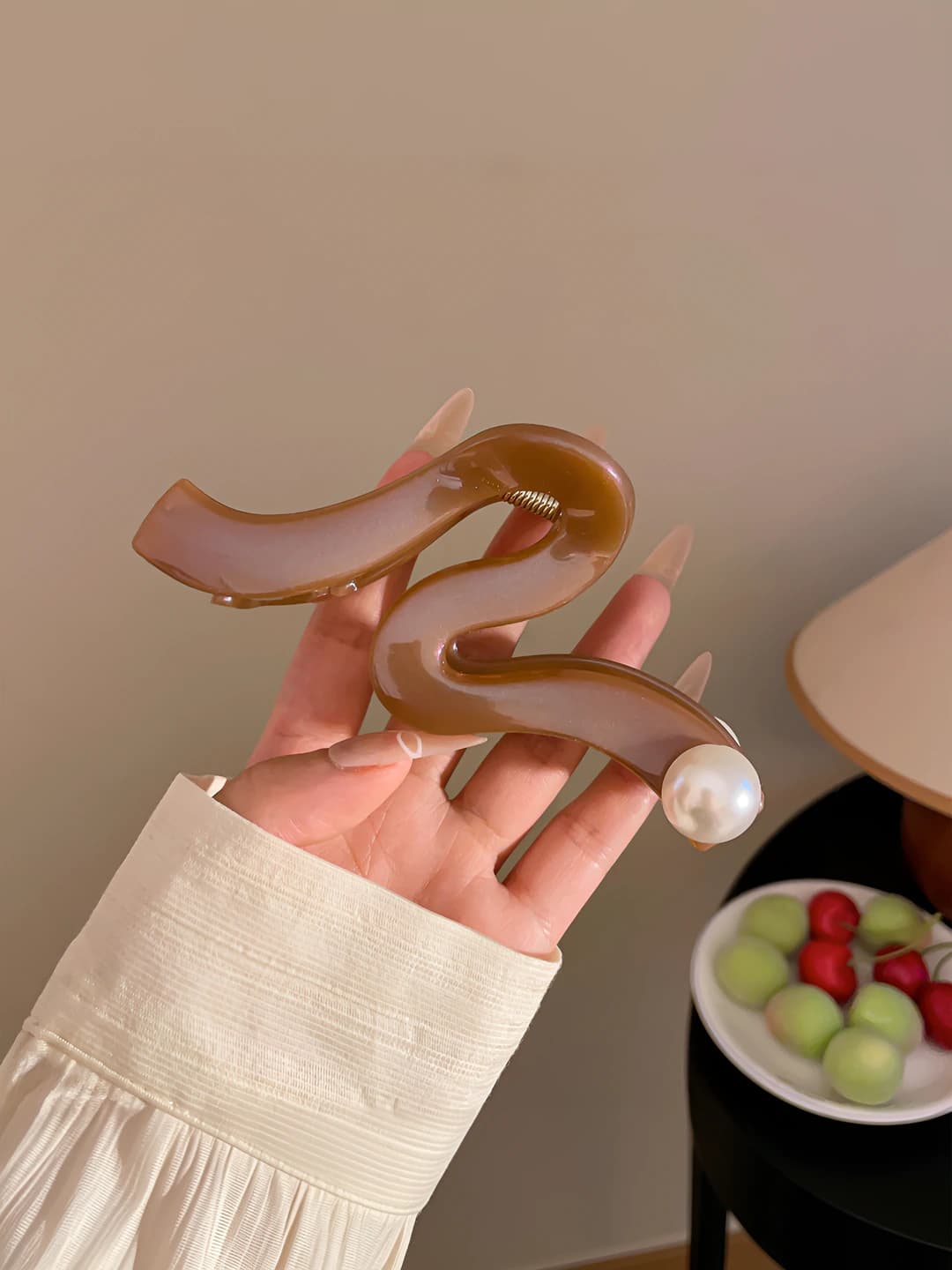 Coffee jelly, mermaid wavy, 13 cm