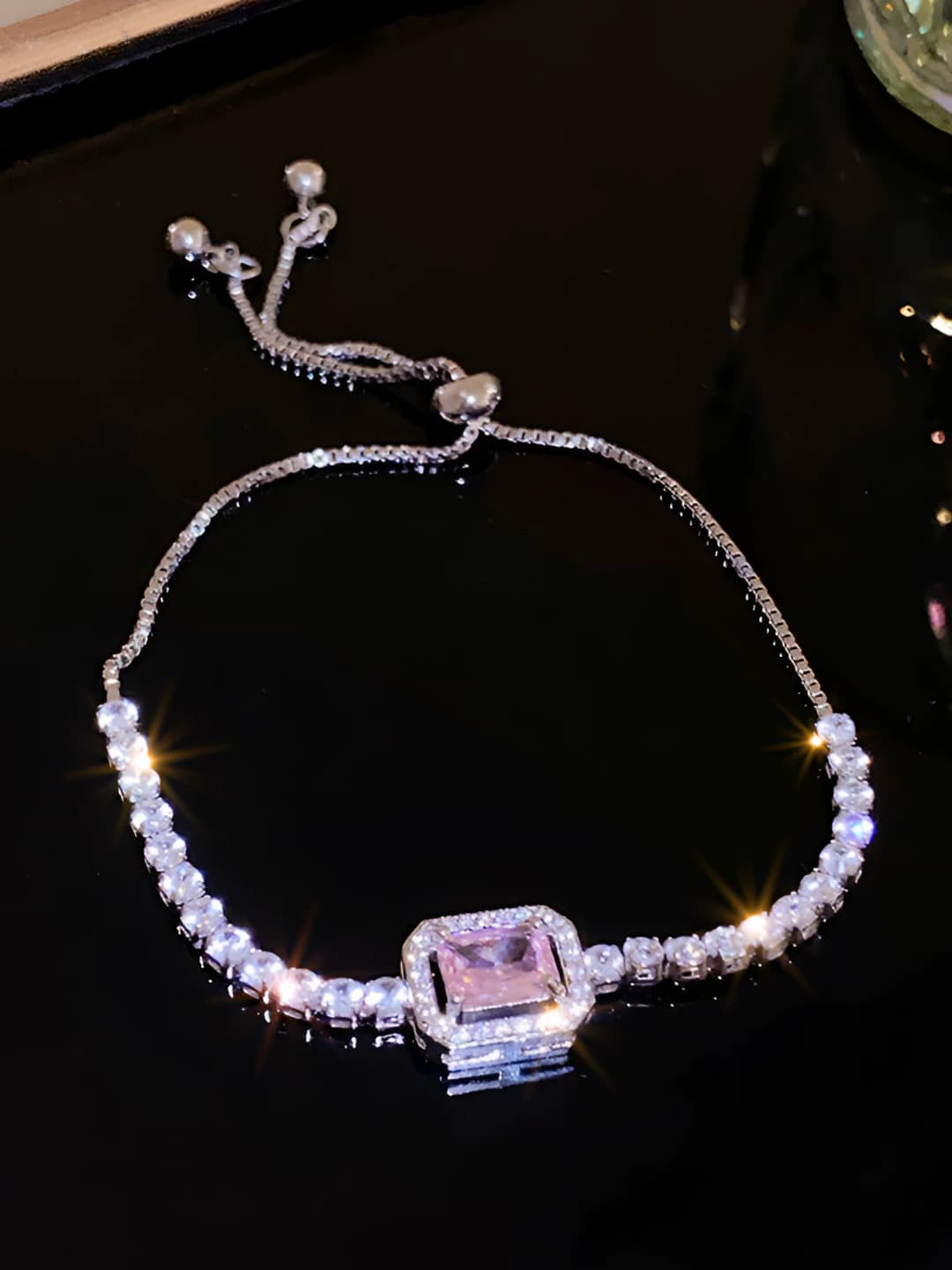 59# Bracelet - Silver - Pink