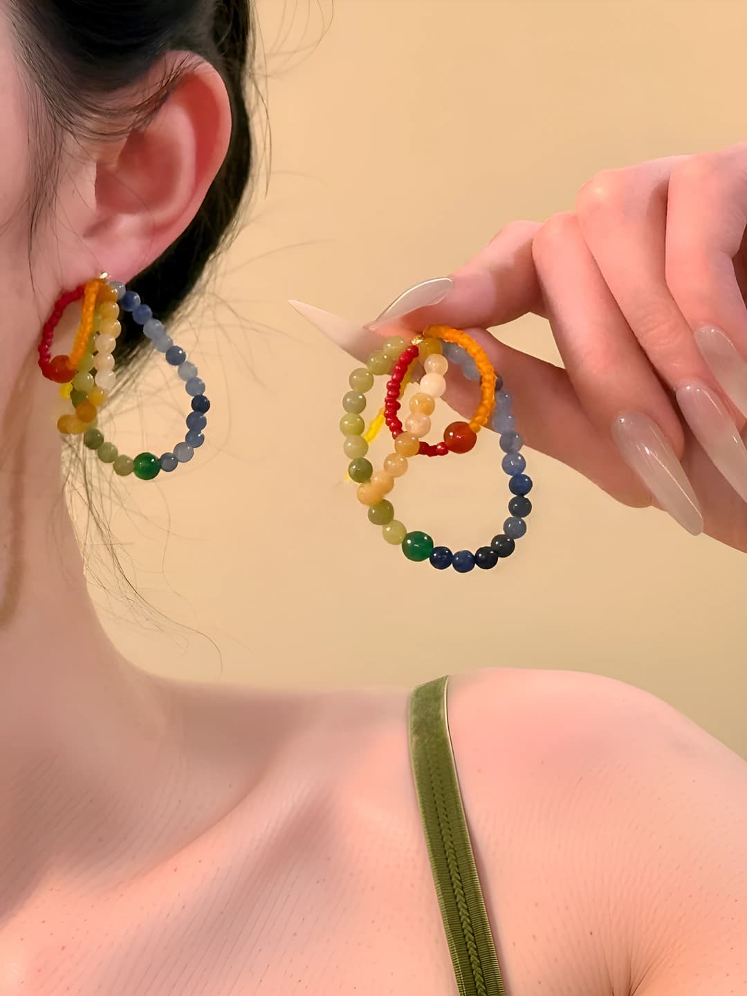 1# Silver pin - Multicolour