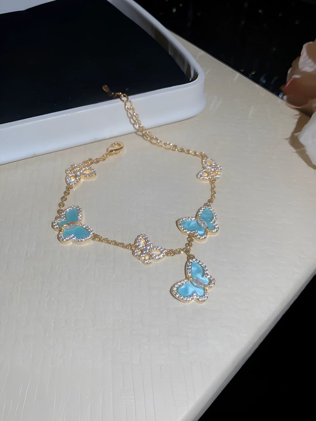 Bracelet - Gold - Blue