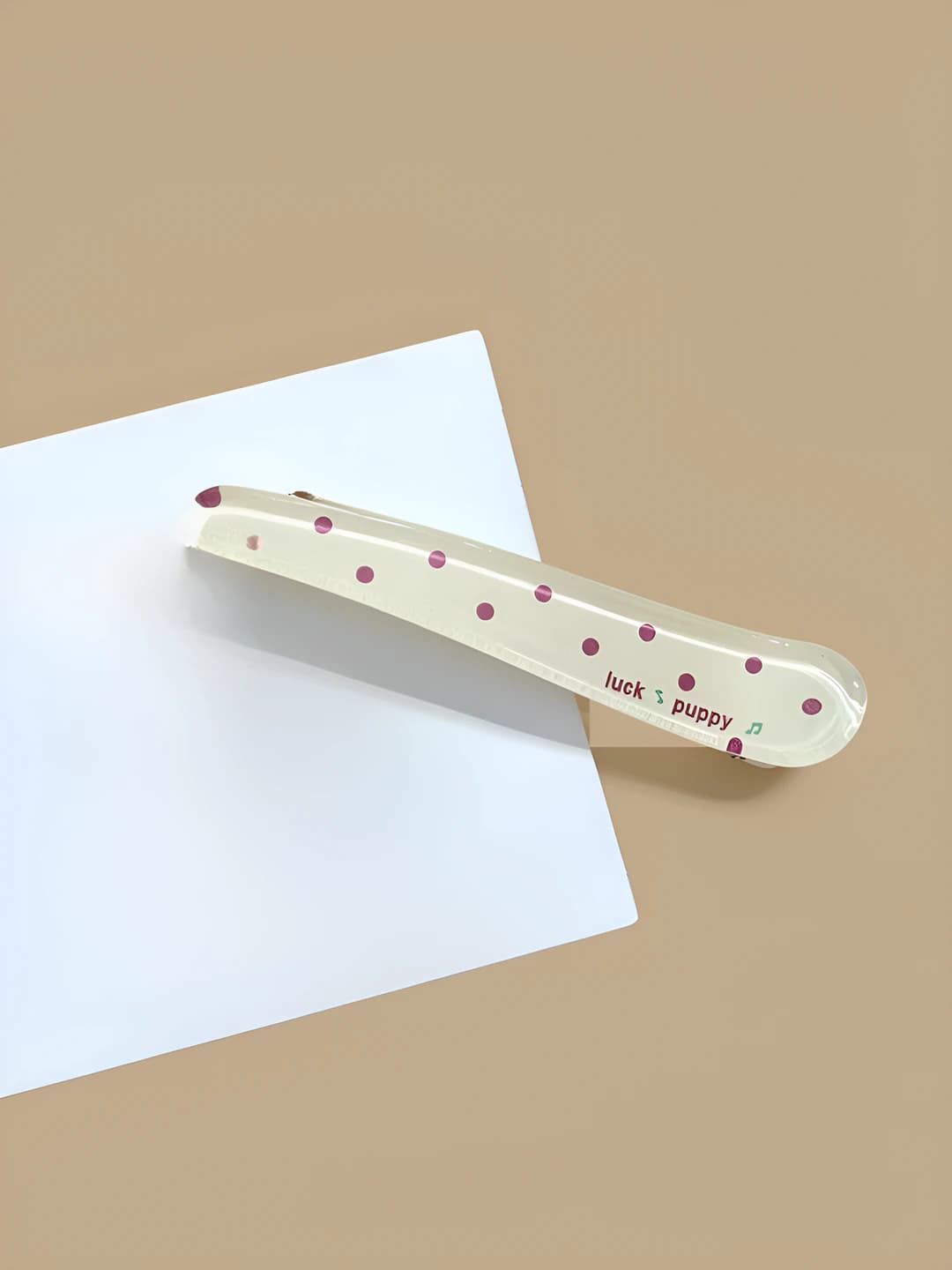 Yellow polka dot 8 cm